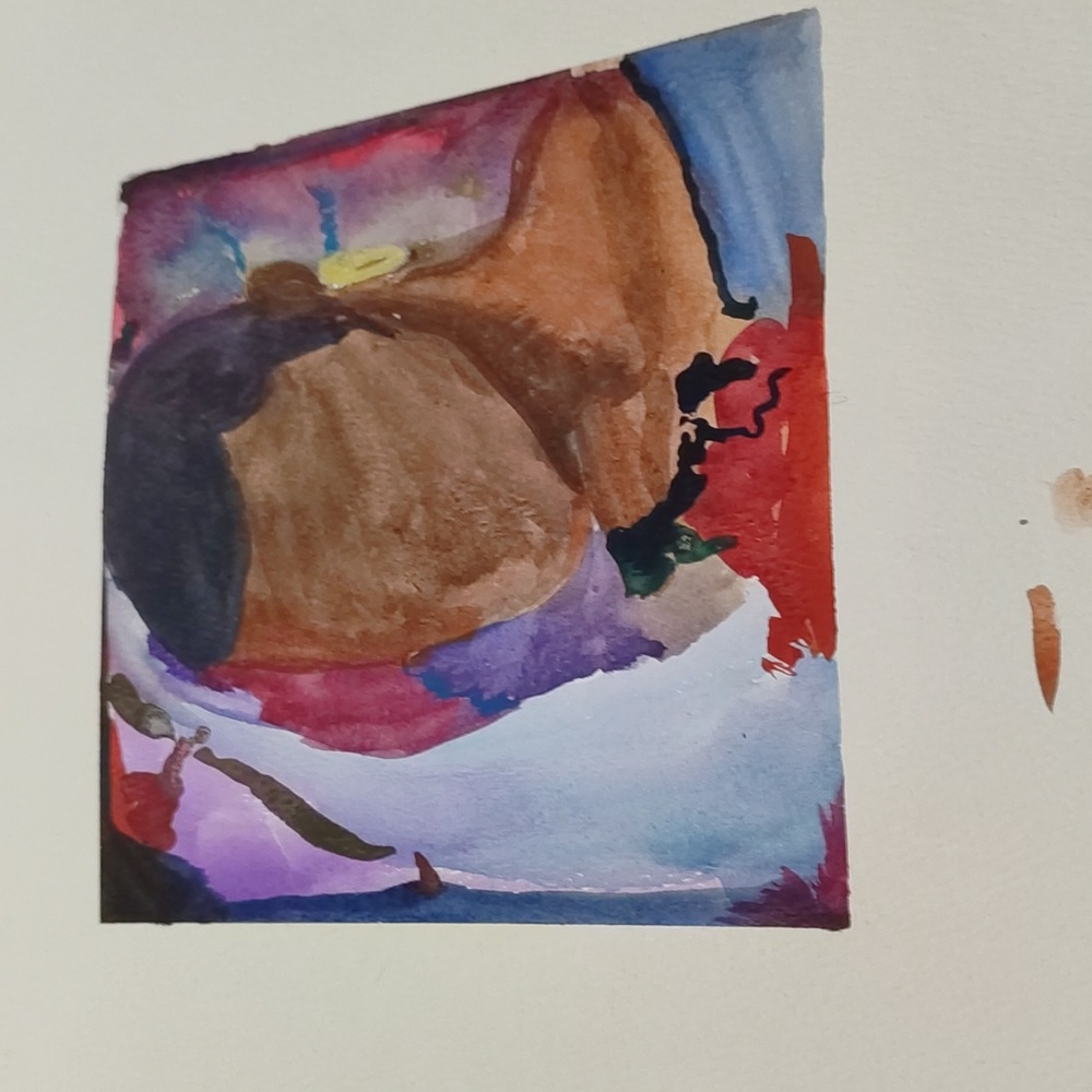 Abstract water painting